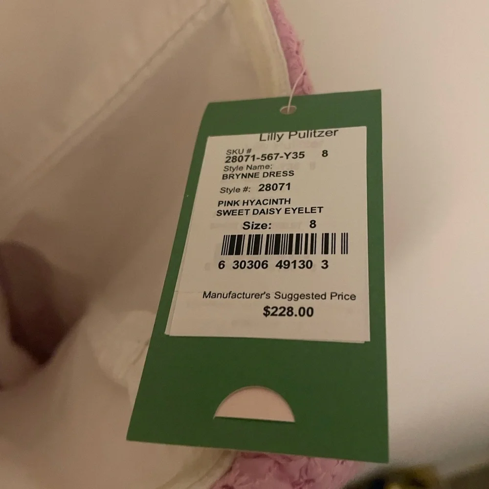NWT Lily Pulitzer Brynne pink strapless dress size 8 - Picture 4 of 4